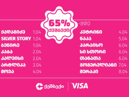 განაახლე შენი გარდერობი Cashback -სა და VISA -თან ერთად! განაახლე შენი გარდერობი Cashback -სა და VISA -თან ერთად!