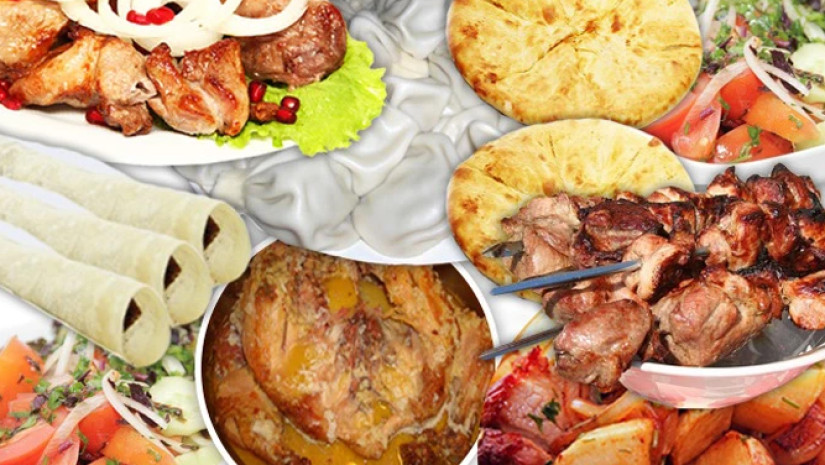 მწვადი და ხაჭაპური