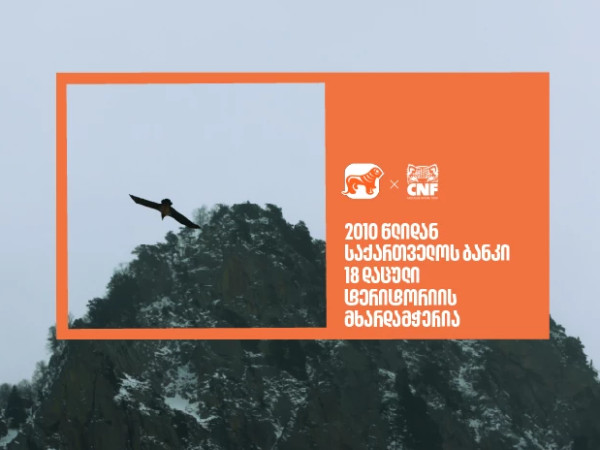 საქართველოს ბანკი 2010 წლიდან  18 დაცული ტერიტორიის მხარდამჭერია